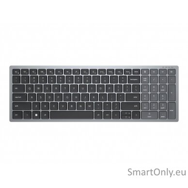 Dell Keyboard KB740 Keyboard Wireless Keyboard Technology - Scissors US 506 g 2.4 GHz, Bluetooth 5.0 Titan Gray 4