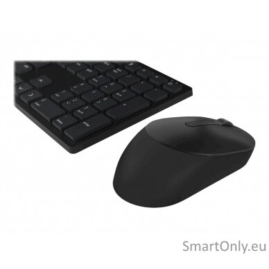 Dell KM5221W Pro | Keyboard and Mouse Set | Wireless | Ukrainian | Black | 2.4 GHz 4