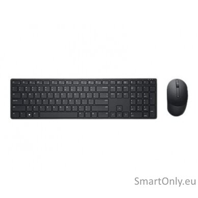 Dell KM5221W Pro | Keyboard and Mouse Set | Wireless | Ukrainian | Black | 2.4 GHz