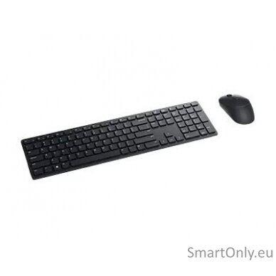 Dell KM5221W Pro | Keyboard and Mouse Set | Wireless | Ukrainian | Black | 2.4 GHz 2