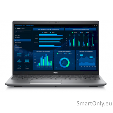 Dell Mobile Precision 3581 FHD i7-13700H/32GB/1TB/Intel Integrated/Win11 Pro/Estonian Backlit kbd/SC/3Y Basic OnSite Warranty Dell