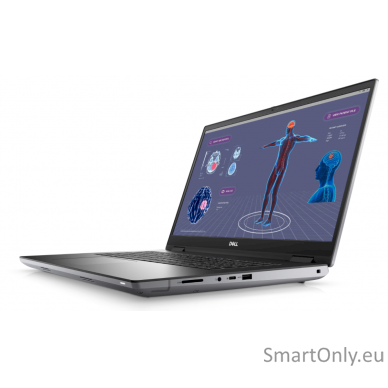 Dell Mobile Precision 7780 AG FHD i9-13950HX/32GB/1TB/NVIDIA RTX 2000 Ada 8GB/Win11 Pro/ENG Backlit kbd/SC/3Y ProSupport NBD Onsite Warranty Dell 2