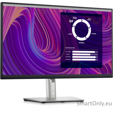 Dell Monitor P2423D 24 ", IPS, QHD, 2560 x 1440, 16:9, 5 ms, 300 cd/m², Black, 60 Hz, HDMI ports quantity 1 1