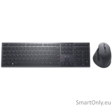 Dell Premier Collaboration Keyboard and Mouse KM900 Keyboard and Mouse Set Wireless Included Accessories USB-C to USB-C Charging cable US USB-A Graphite Wireless connection 1