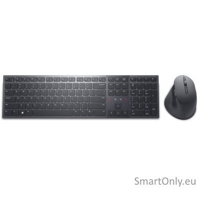 Dell Premier Collaboration Keyboard and Mouse KM900 Keyboard and Mouse Set Wireless Included Accessories USB-C to USB-C Charging cable LT USB-A Graphite Wireless connection 1