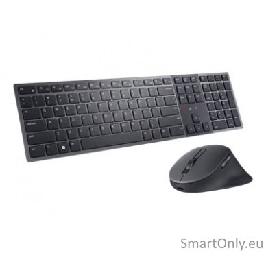 Dell Premier Collaboration Keyboard and Mouse KM900 Keyboard and Mouse Set Wireless Included Accessories USB-C to USB-C Charging cable US USB-A Graphite Wireless connection 3