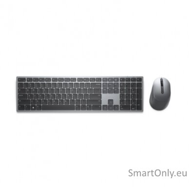 Dell Premier Multi-Device Keyboard and Mouse   KM7321W Keyboard and Mouse Set Wireless Batteries included EE Wireless connection Titan grey 1