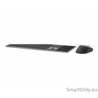 Dell Premier Multi-Device Keyboard and Mouse   KM7321W Keyboard and Mouse Set Wireless Batteries included EE Wireless connection Titan grey 12