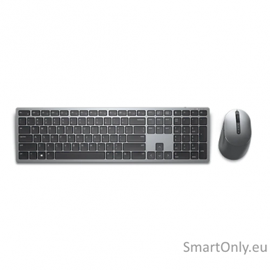 Dell Premier Multi-Device Keyboard and Mouse   KM7321W Keyboard and Mouse Set Wireless Batteries included EN/LT Wireless connection Titan grey 1