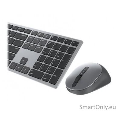 Dell Premier Multi-Device Keyboard and Mouse  KM7321W  Keyboard and Mouse Set Wireless Batteries included RU Wireless connection Titan grey