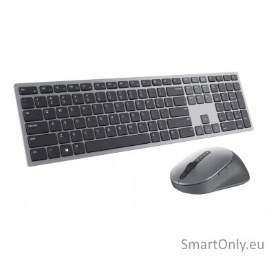 Dell Premier Multi-Device Keyboard and Mouse  KM7321W  Keyboard and Mouse Set Wireless Batteries included RU Wireless connection Titan grey 5