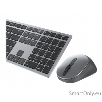 Dell Premier Multi-Device Keyboard and Mouse  KM7321W  Keyboard and Mouse Set Wireless Batteries included RU Wireless connection Titan grey 7