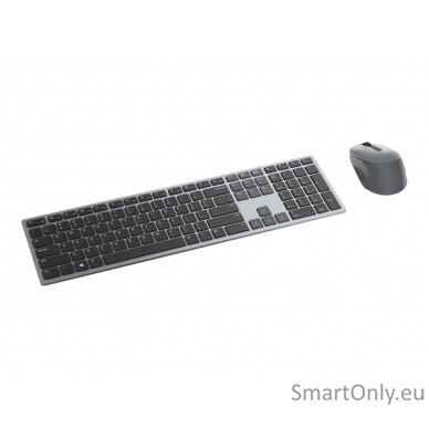 Dell Premier Multi-Device Keyboard and Mouse   KM7321W Keyboard and Mouse Set Wireless Batteries included US Wireless connection Titan grey 7