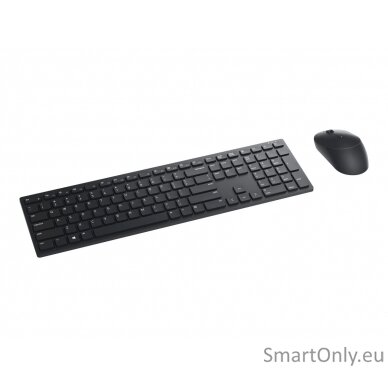 Dell Pro Keyboard and Mouse   KM5221W Keyboard and Mouse Set Wireless Batteries included EE Wireless connection Black 6