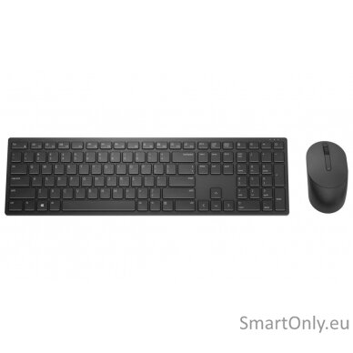 Dell Pro Keyboard and Mouse   KM5221W Keyboard and Mouse Set Wireless Batteries included EE Wireless connection Black