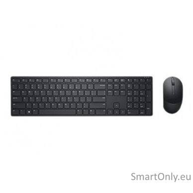 Dell Pro Keyboard and Mouse  KM5221W Keyboard and Mouse Set Wireless Batteries included US Wireless connection Black 4