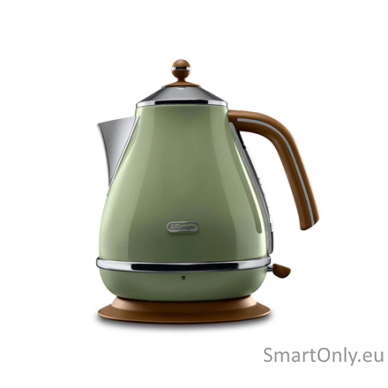 Delonghi | KBOV 2001.GR Kettle | Electric | 2000 W | 1.7 L | 360° rotational base | Green 1