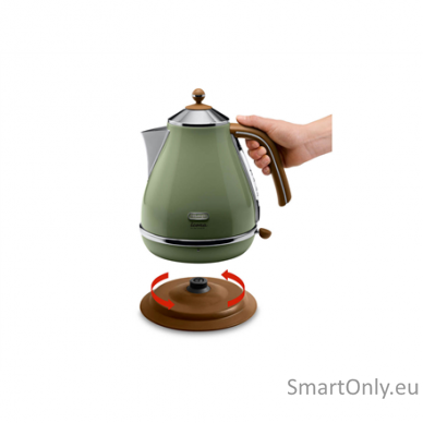 Delonghi | KBOV 2001.GR Kettle | Electric | 2000 W | 1.7 L | 360° rotational base | Green 2