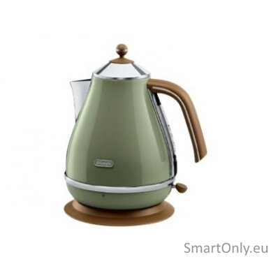 Delonghi | KBOV 2001.GR Kettle | Electric | 2000 W | 1.7 L | 360° rotational base | Green 5