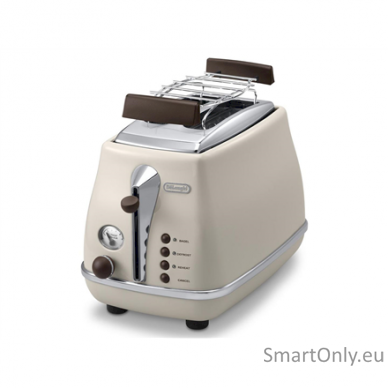 Delonghi | Toaster | CTOV 2103.BG | Power 900 W | Number of slots 2 | Housing material Stainless steel | Beigi