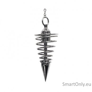 Deluxe Silver Spiral Pendulum Švytuoklė Lo Scarabeo 1