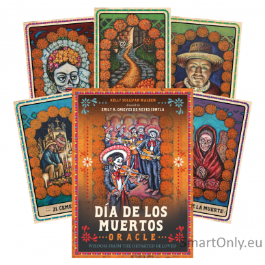 Dia De Los Muertos Oracle kortos Blue Angel