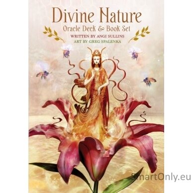 Divine Nature Oracle kortų ir knygos rinkinys US Games Systems 7