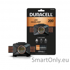 Duracell Led Headlamp 200 Lumens prožektorius ant galvos