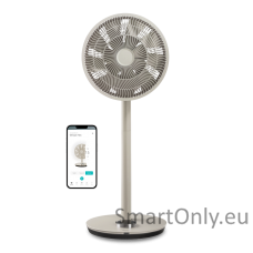 Duux Fan | Whisper Flex Smart | Stand Fan | Greige | Diameter 34 cm | Number of speeds 26 | Oscillation | Yes
