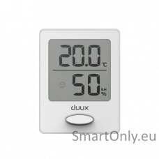 Duux Sense Hygrometer + Thermometer, White, LCD display