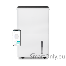 Duux Smart Dehumidifier | Bora | Suitable for rooms up to 50 m² | Water tank capacity 4 L | White