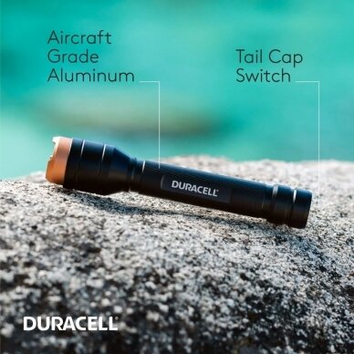 Duracell Aluminum Flashlight 150 Lumens prožektorius 6