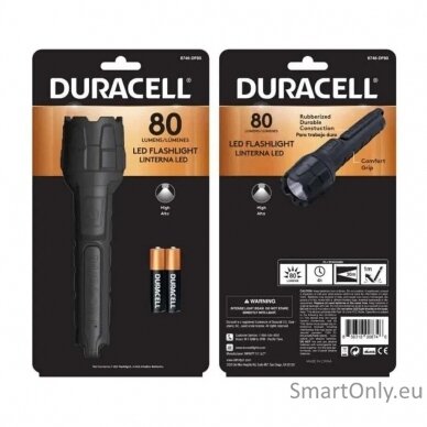 Duracell LED Flashlight Rubber prožektorius 2