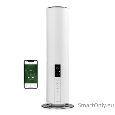 Duux Beam Smart Ultrasonic Humidifier, Gen2 27 W, Water tank capacity 5 L, Suitable for rooms up to 40 m², Ultrasonic, Humidification capacity 350 ml/hr, White