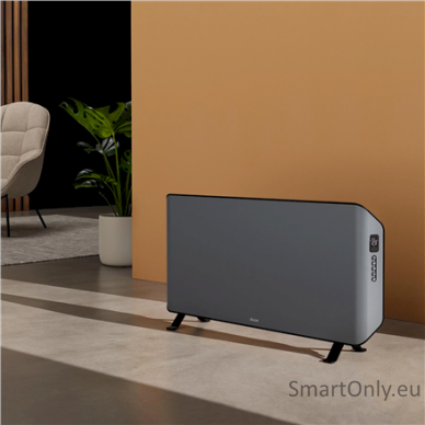 Duux Edge 2000 Smart Convector Heater 2000 W, Suitable for rooms up to 30 m², Gray, Indoor, Remote Control via Smartphone, IP24 2