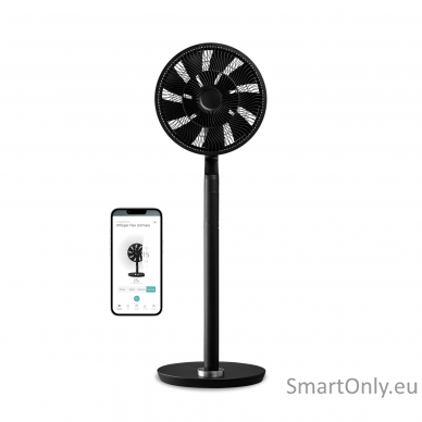 Duux Fan Whisper Flex Ultimate Smart Stand Fan Number of speeds 30 3-26 W Oscillation Diameter 34 cm Black