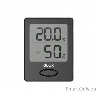 Duux Sense Hygrometer + Thermometer, Black, LCD display 1