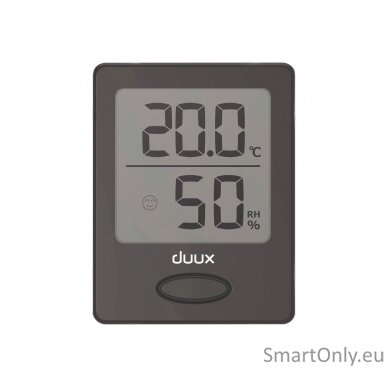 Duux Sense Hygrometer + Thermometer, Black, LCD display 5