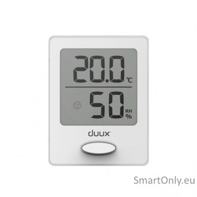 Duux Sense Hygrometer + Thermometer, White, LCD display 1