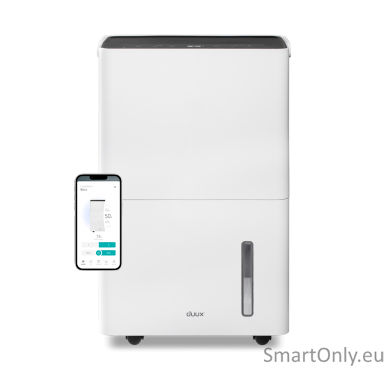 Duux Smart Dehumidifier | Bora | Suitable for rooms up to 50 m² | Water tank capacity 4 L | White