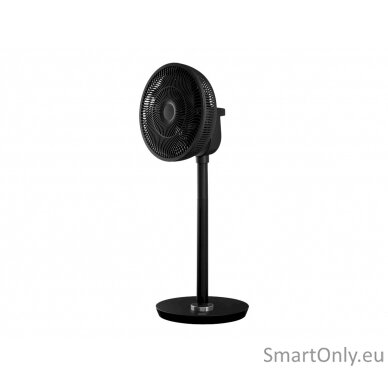 Duux Smart Fan Whisper Flex Smart Black with Battery Pack Stand Fan, Timer, Number of speeds 26, 2-22 W, Oscillation, Diameter 34 cm, Black 9