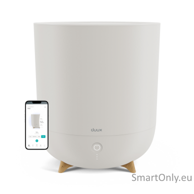 Duux | Smart Humidifier | Neo | Water tank capacity 5 L | Suitable for rooms up to 50 m² | Ultrasonic | Humidification capacity 500 ml/hr | Greige