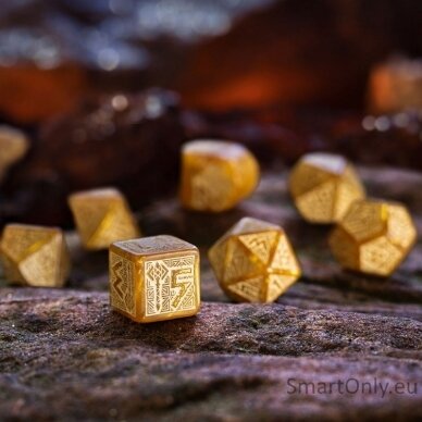 Dwarven Gold kauliukų rinkinys (aukso sp.) 5