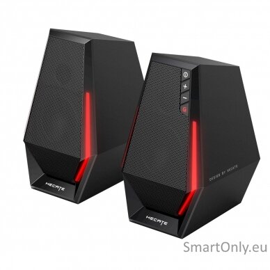 Edifier Gaming Stereo Speaker G1500 Bluetooth/USB/3.5mm AUX, Bluetooth version 5.3, Wireless/Wired, Black 1