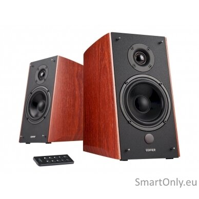 Edifier R2000DB Speaker type 2.0, 3.5mm/Bluetooth/Optical/Coaxial, Brown, 120 W, Bluetooth 2