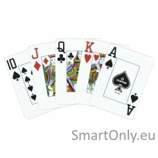 Elite 1546 Playing Cards poker size dviguba žaidimo kortų kaladė (oranžinė/ruda) Copag