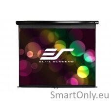 Elite Screens Manual Series M113UWS1 Diagonal 113 ", 1:1, Viewable screen width (W) 203 cm, Black