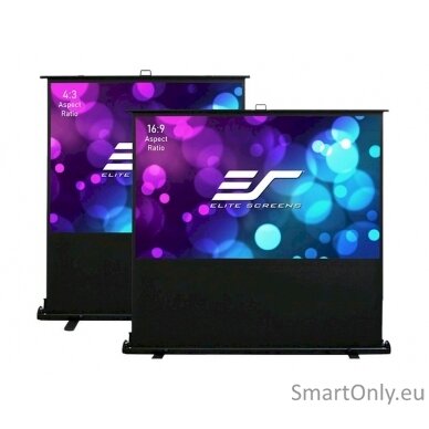 Elite Screens F107XWH2 Portable Screen, 107", 16:9, Black 4