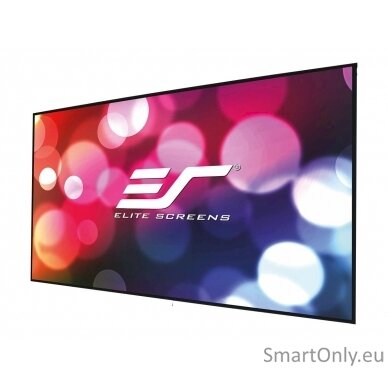 Elite Screens Fixed Frame Projection Screen AR100DHD3 Diagonal 100 ", 16:9, Black 1