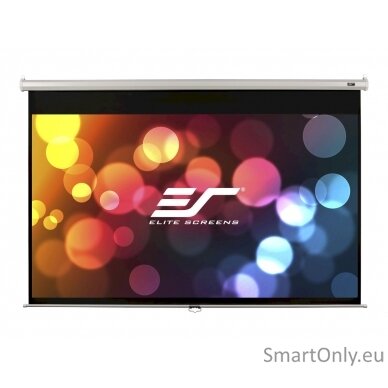 Elite Screens Manual Screens M150XWH2 Diagonal 150 ", 16:9, Viewable screen width (W) 332 cm, White